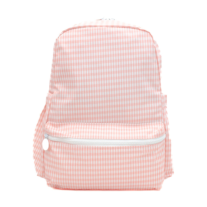TRVL Design - Taffy Backpacker - Monogrammed Baby Gift - Coral Pink Orange Diaper Bag