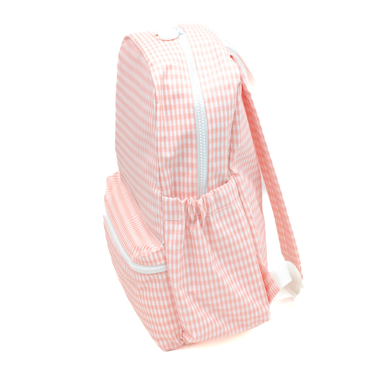 TRVL Design - Taffy Backpacker - Monogrammed Baby Gift - Coral Pink Orange Diaper Bag