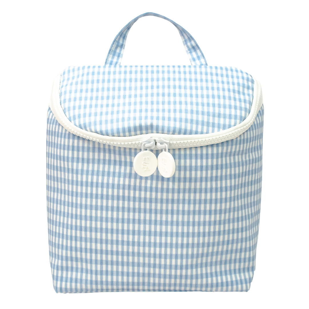 TRVL Design - Take Away- Insulated Bag - Baby Gift - Light Blue Gingham
