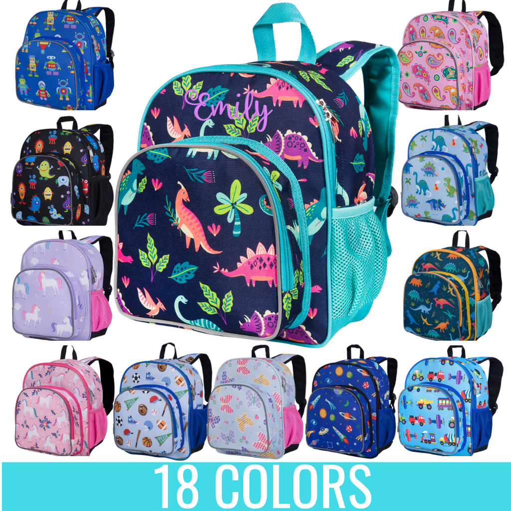 Monogrammed Toddler Backpack 12 - 18 Colors – Marietta Monograms