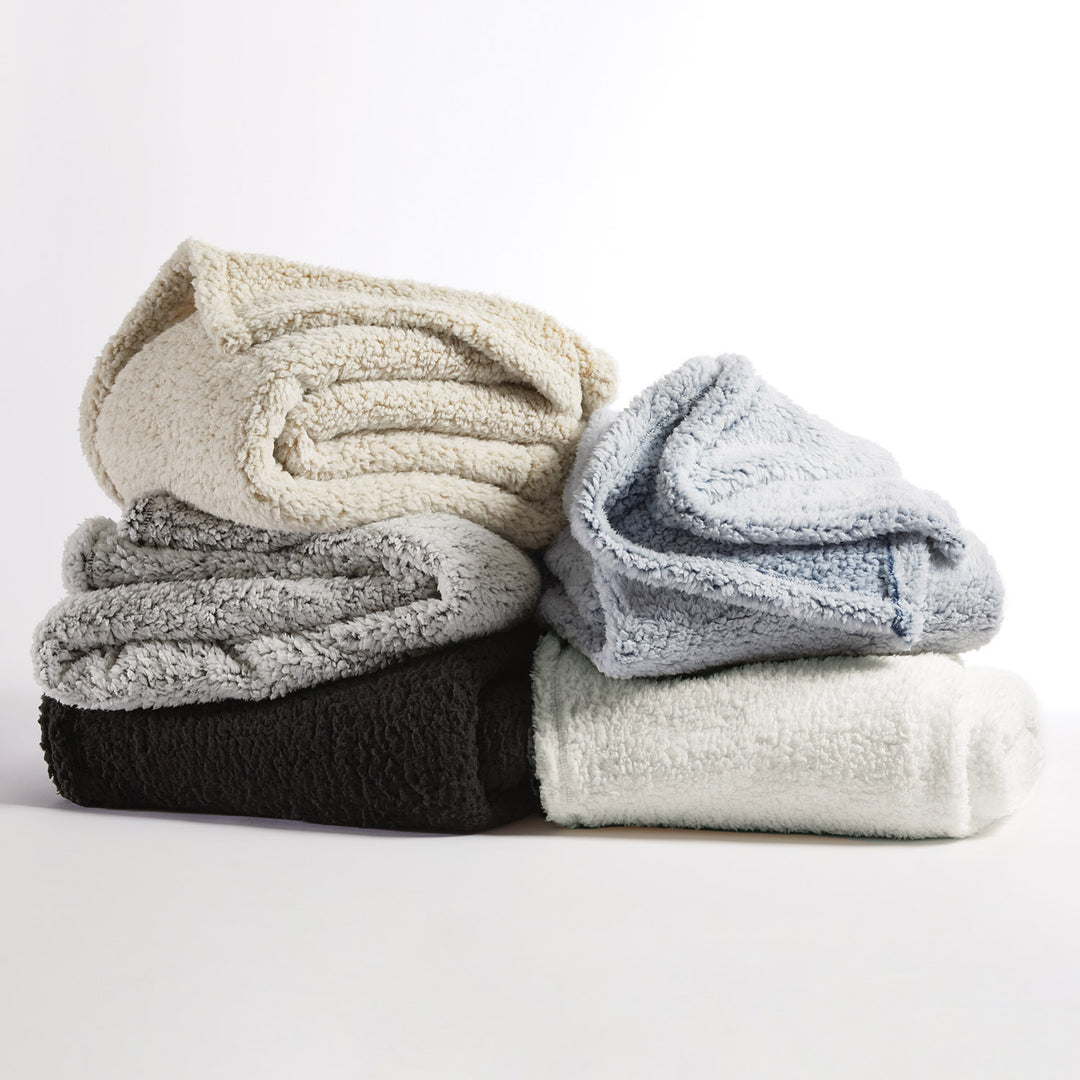 Sherpa Fleece Monogrammed Blanket - 4 Colors