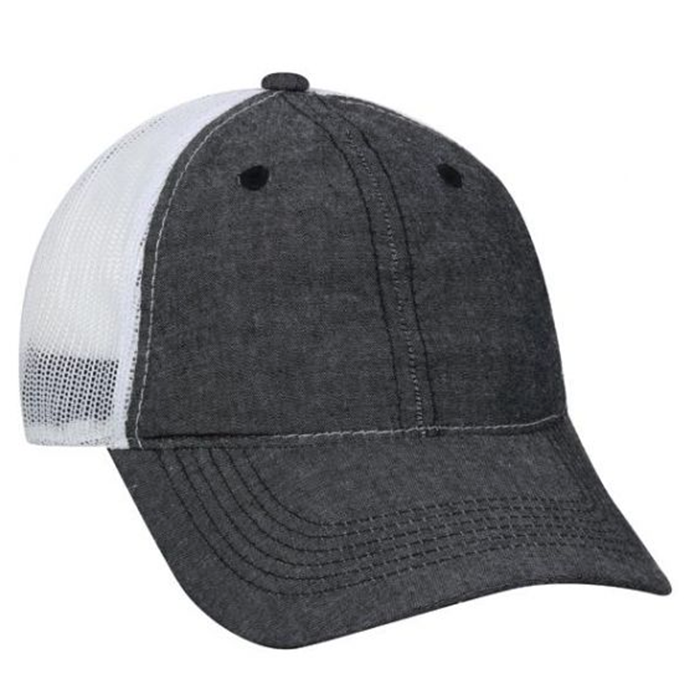 Ladies Mesh Back Chambray Trucker Hat - 3 Colors