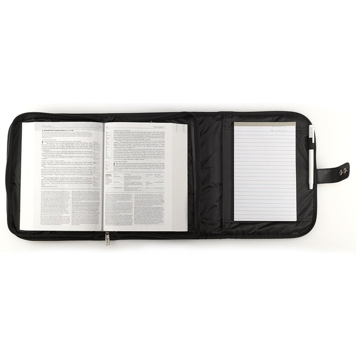 Bible Organizer Cover - Solid Book Cover - 2 Colors - Black or Navy