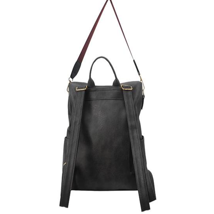 Vegan Leather Convertible Backpack - 3 Colors
