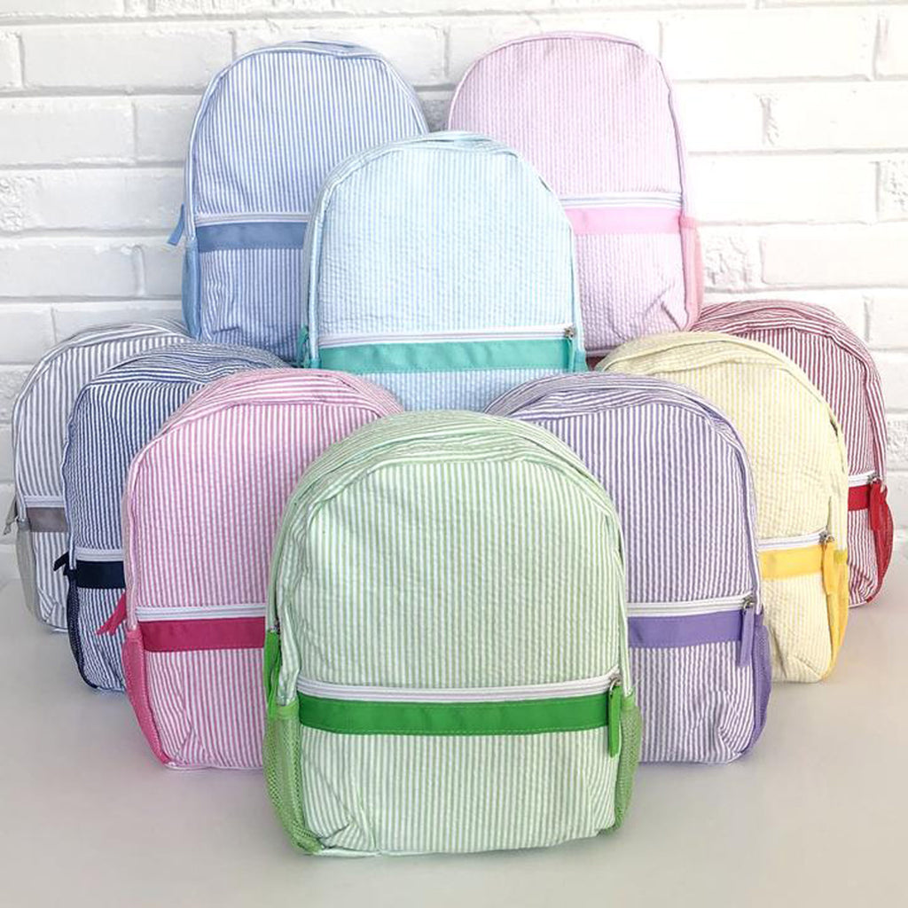 Searsucker backpack top