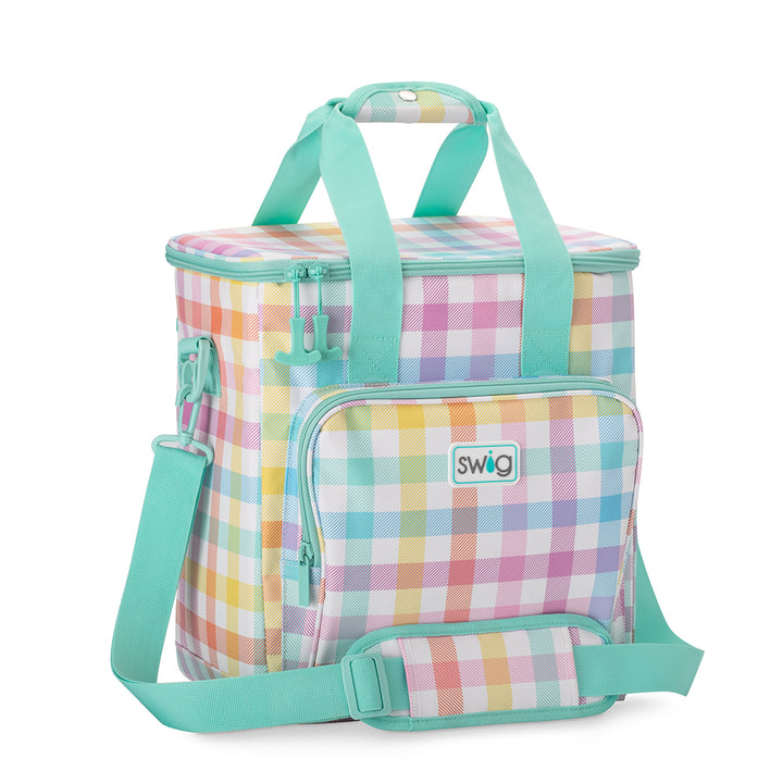 Swig Boxxi 24 Cooler - Pretty in Plaid - Monogrammed Cooler