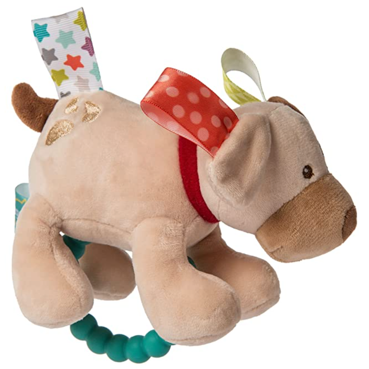 Taggies Buddy Dog Teether Rattle Mary Meyer Baby Gift
