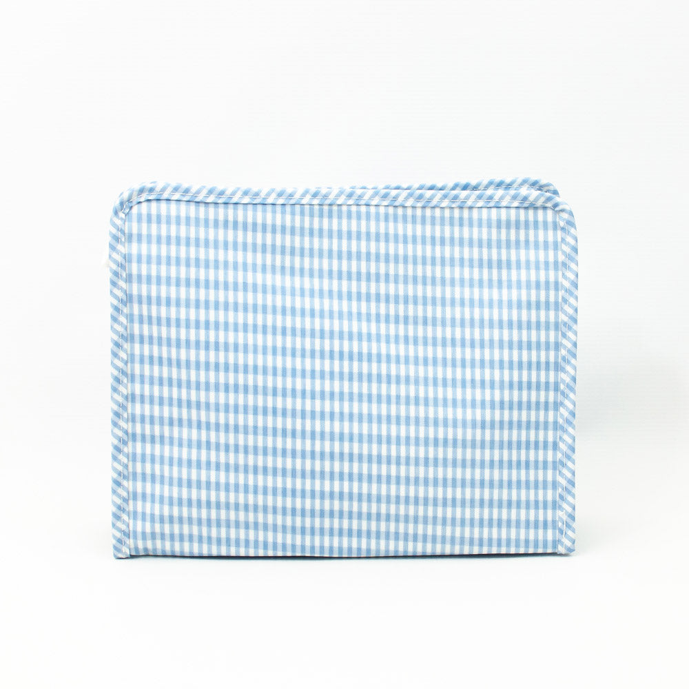 Large Roadie Pouch by TRVL Design - Light Blue Mist - Monogrammed Baby Gift - Diaper Pouch