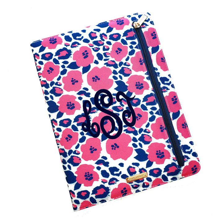 Legal Pad Portfolio - Refillable - Notepad - Wild Posy Floral
