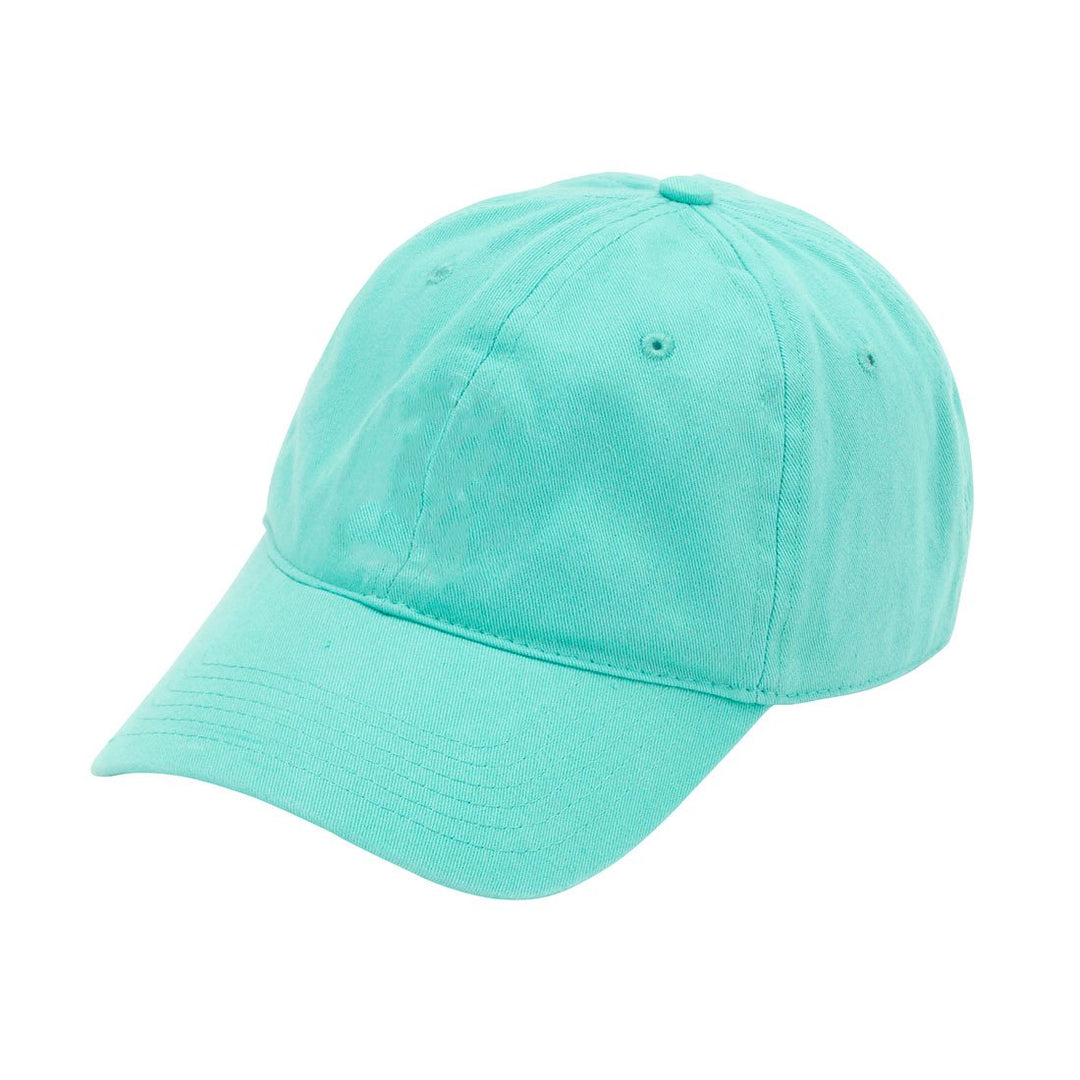 Solid Monogrammed Ball Cap Hat - 5 Colors
